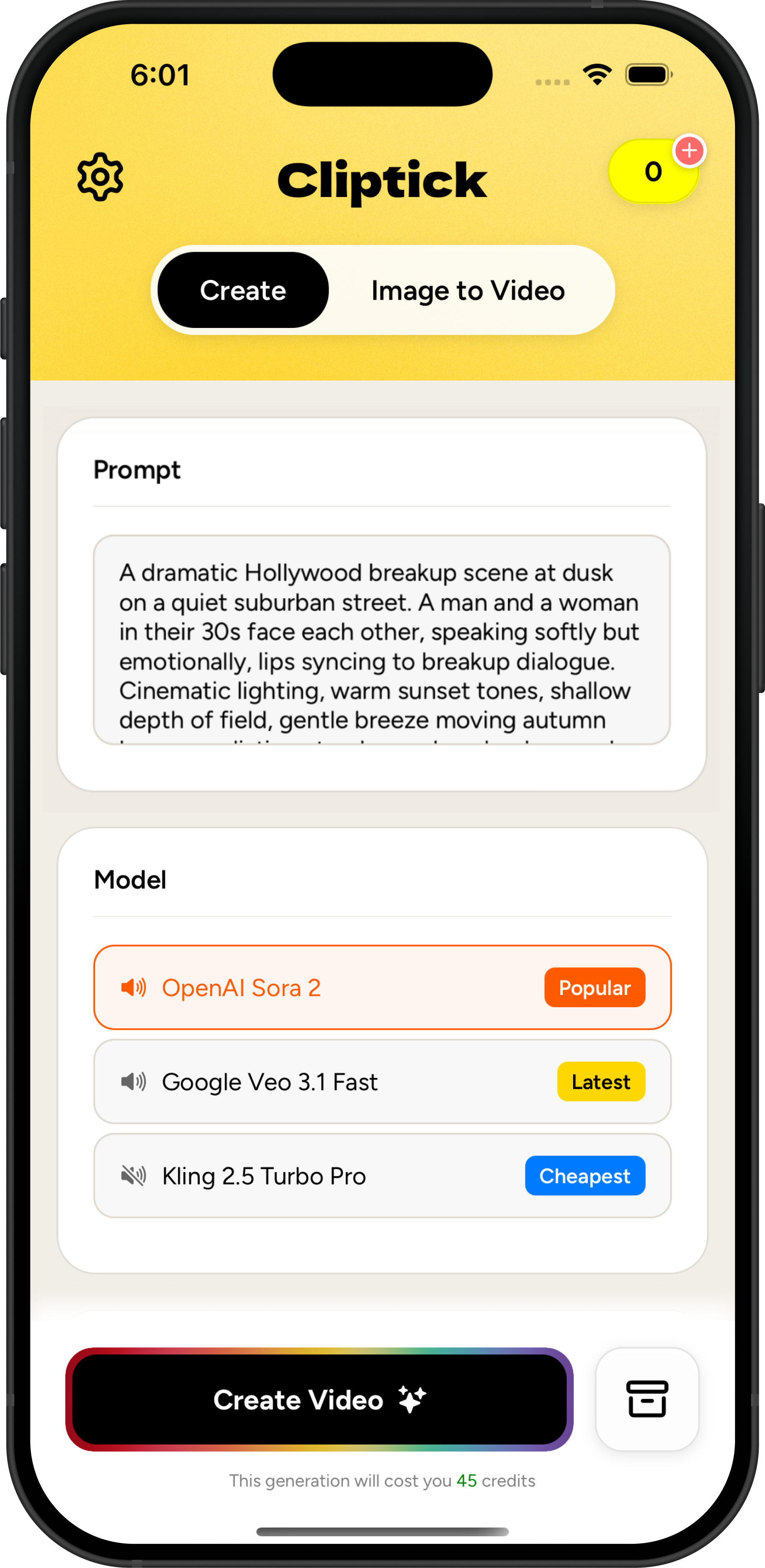 Cliptick app screenshot